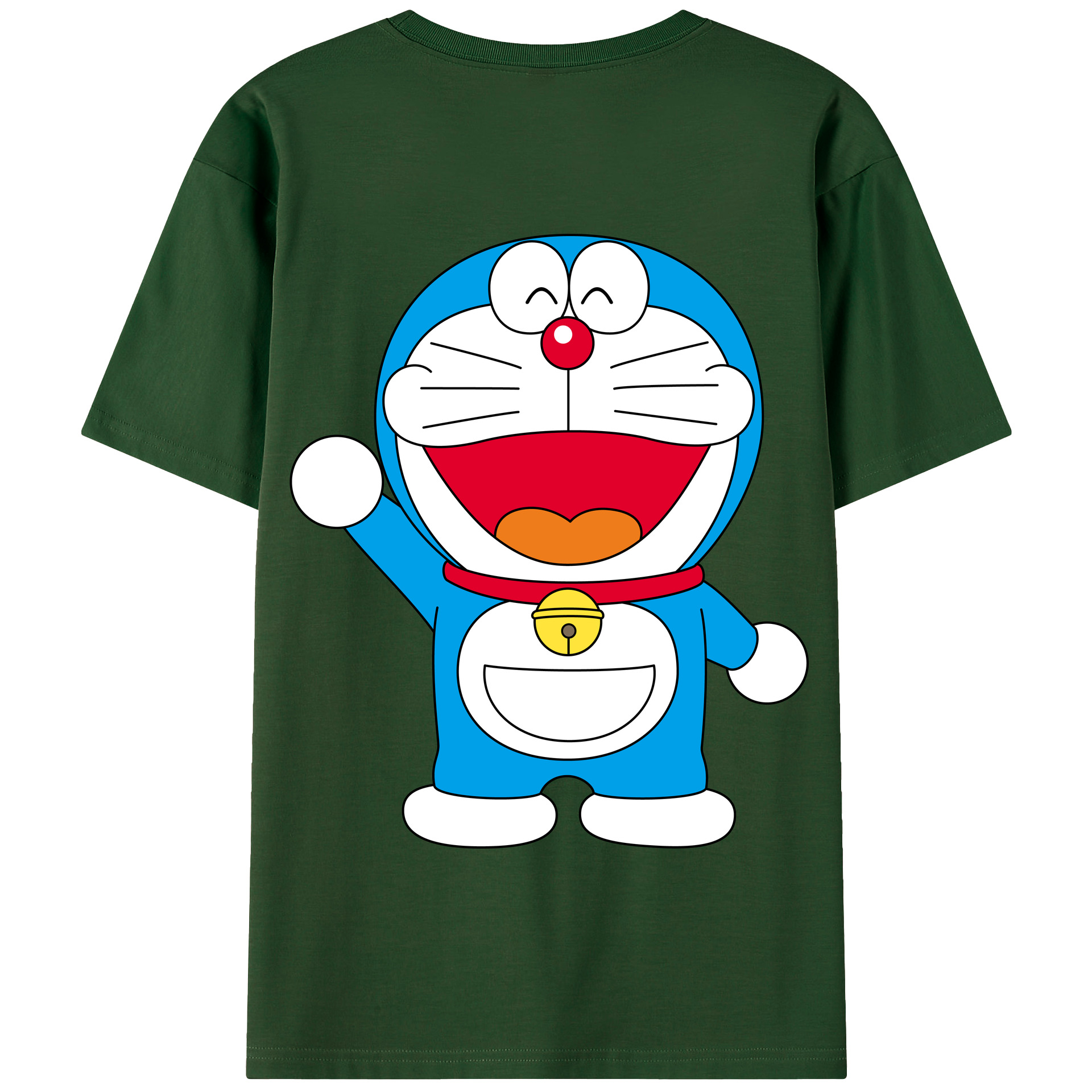 （画像用） ドラえもん Doraemon 綿100％半袖Tシャツ（背面プリント）